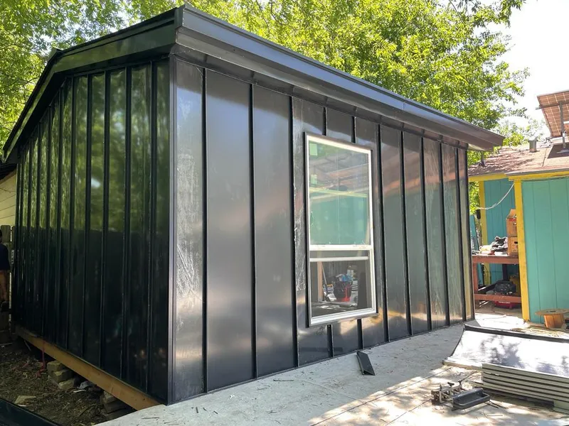 Black standing seam metal wall panels for Metal Roof Installation in Walla Walla